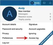 [Andy] Access log