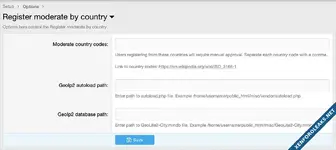 [Andy] Register moderate by country