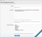 [Andy] Gemini disallowed content