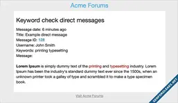 [Andy] Keyword check direct messages