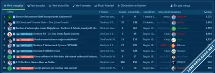 [XenGenTr] Forum statistics system