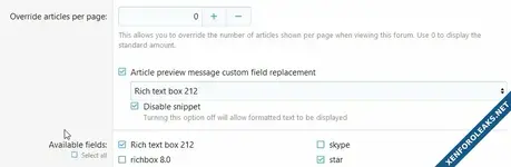 [OzzModz] Article Preview Message Custom Field Replacement