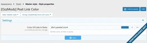 [OzzModz] Post Link Color