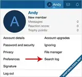 [Andy] Search log