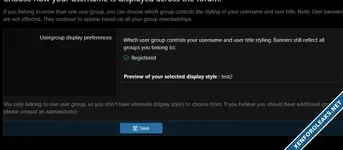 AIXF Group Display Chooser